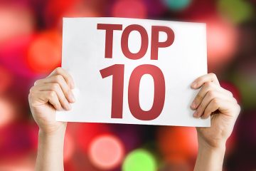 cartel de top 10 para ilustrar los posts más visitados de 2018