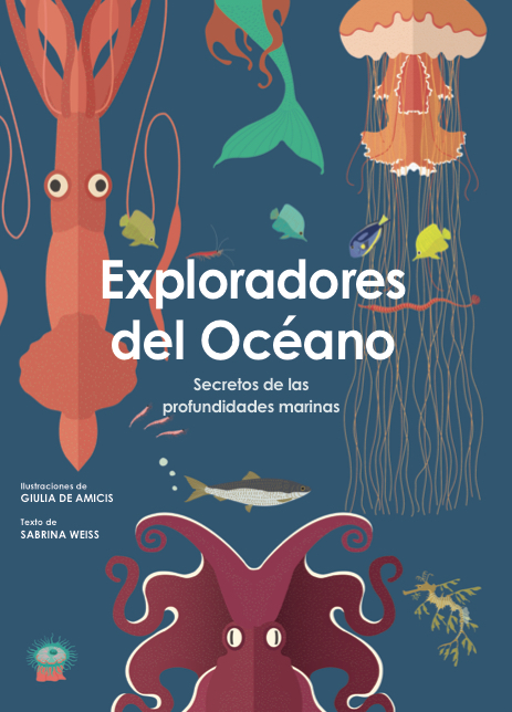 Portada Libro Exploradores del Océano de VVKids para explorar el océano