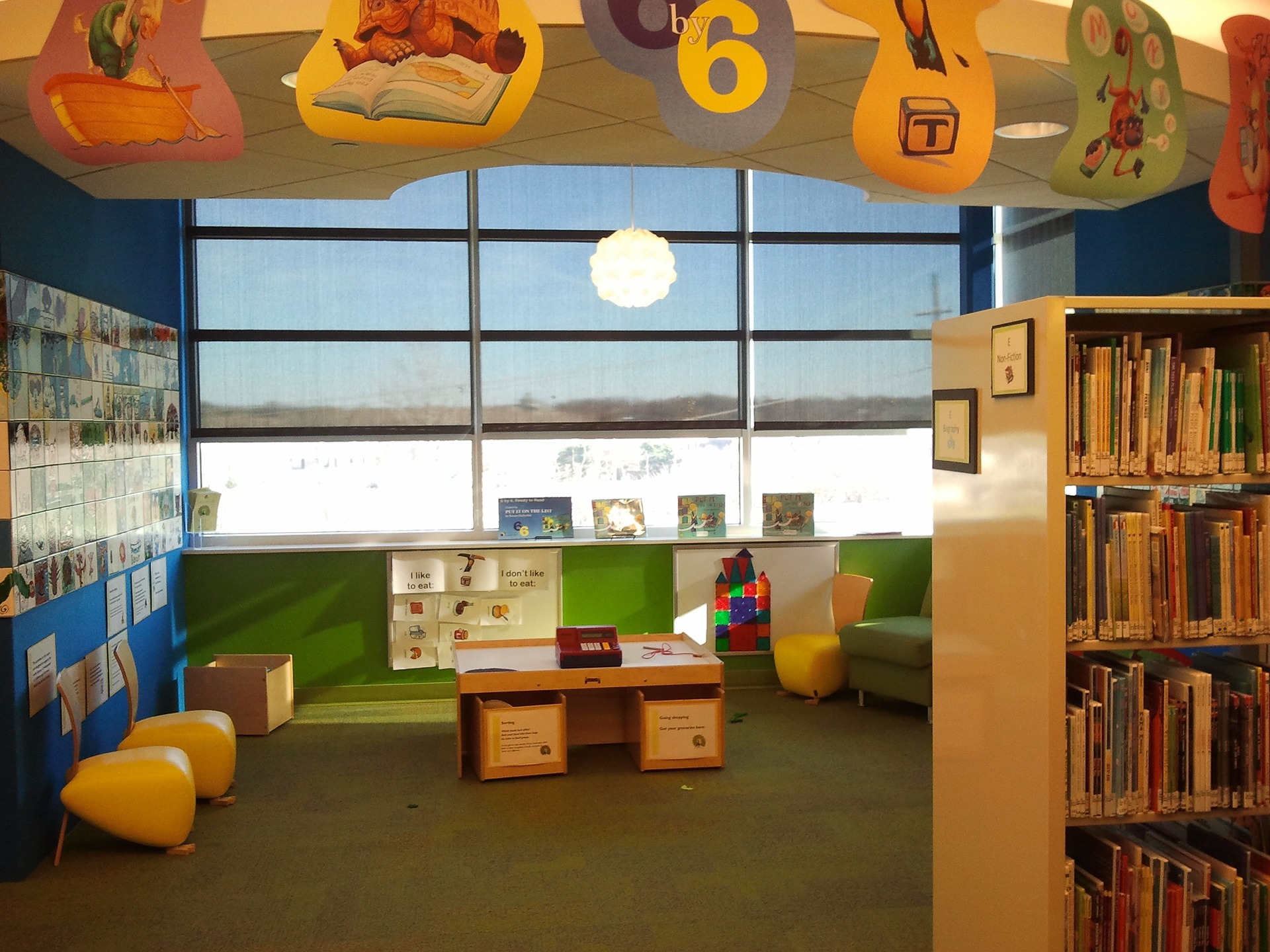 Una de les biblioteques infantils