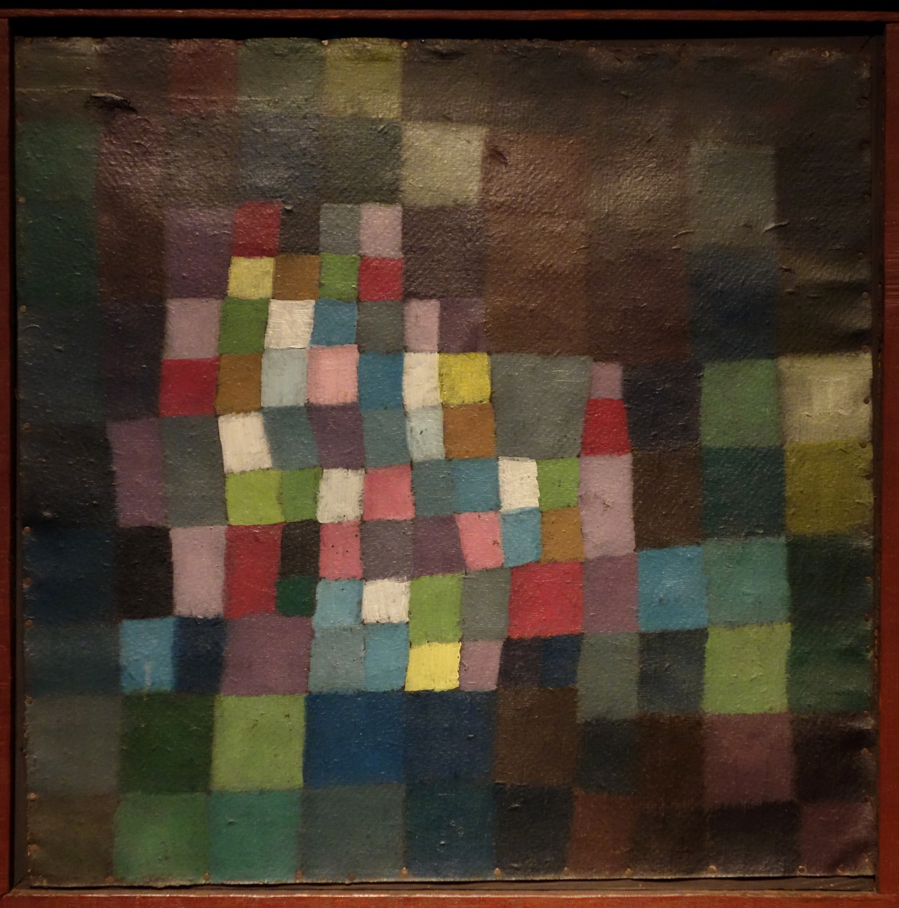 "Abstracción con referencia a un árbol en flor" cuadro de Paul Klee para celebrar el Día de Elmer