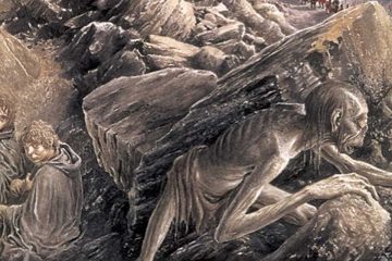 Ilustración de Alan Lee par El Señor de los Anillos como literatura fantástica