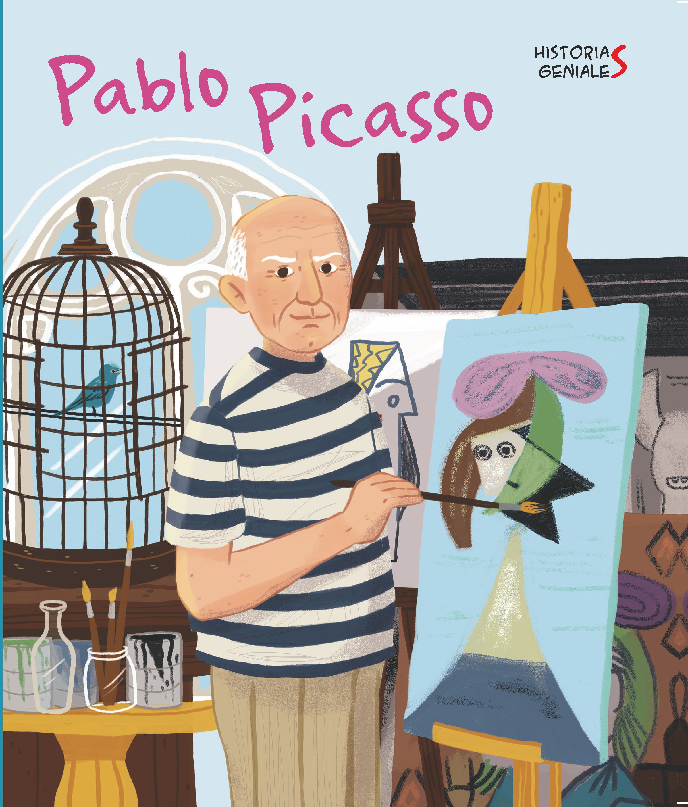 Portada de Pablo Picasso en Historias Geniales