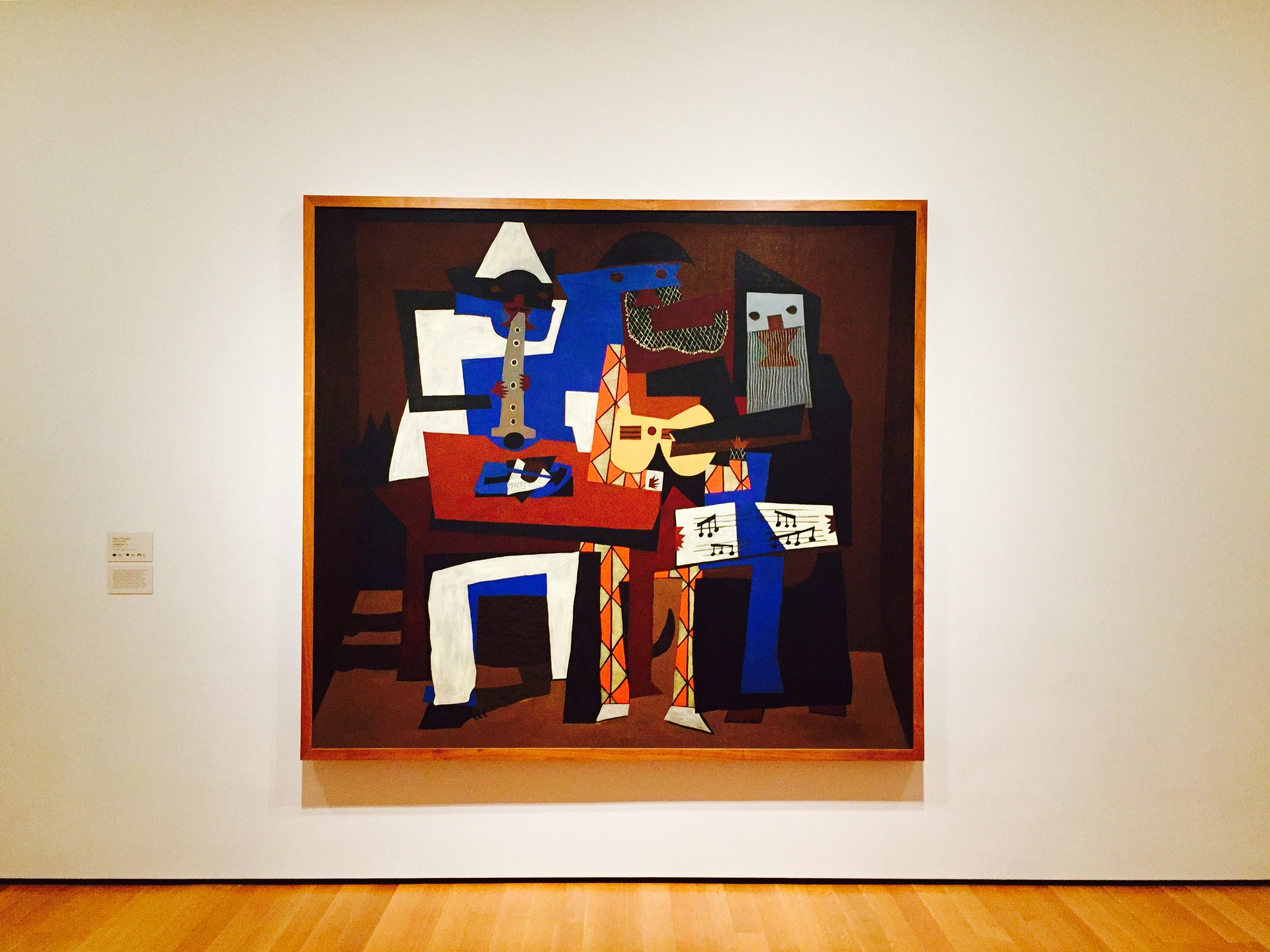 "Los Tres Músicos", óleo de Picasso en el MoMA de Nueva York 