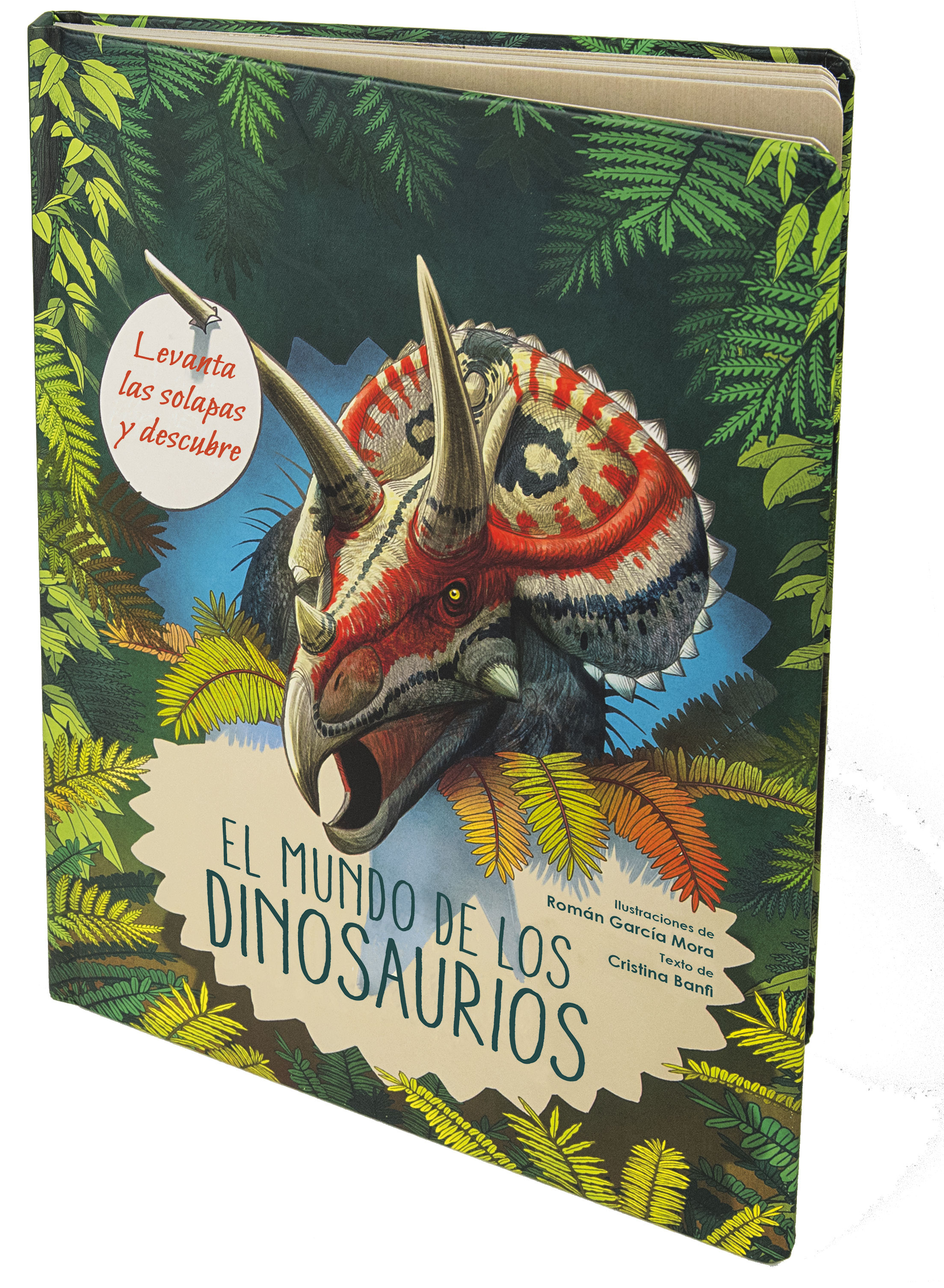 Portada de El mundo de los dinosaurios en libros originales