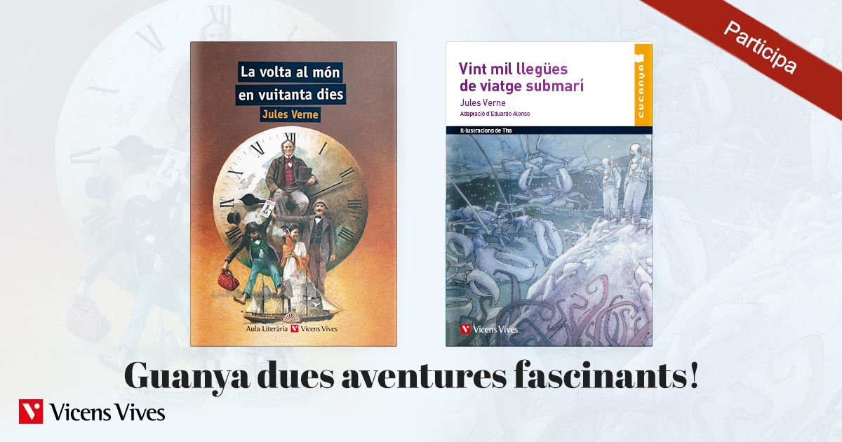 Sorteig a Facebook per guanyar dos llibres obra de Jules Verne