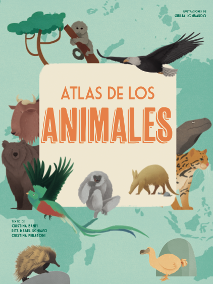 Portada del Atlas de los animales en la propuestas para vivir VVKids en casa 