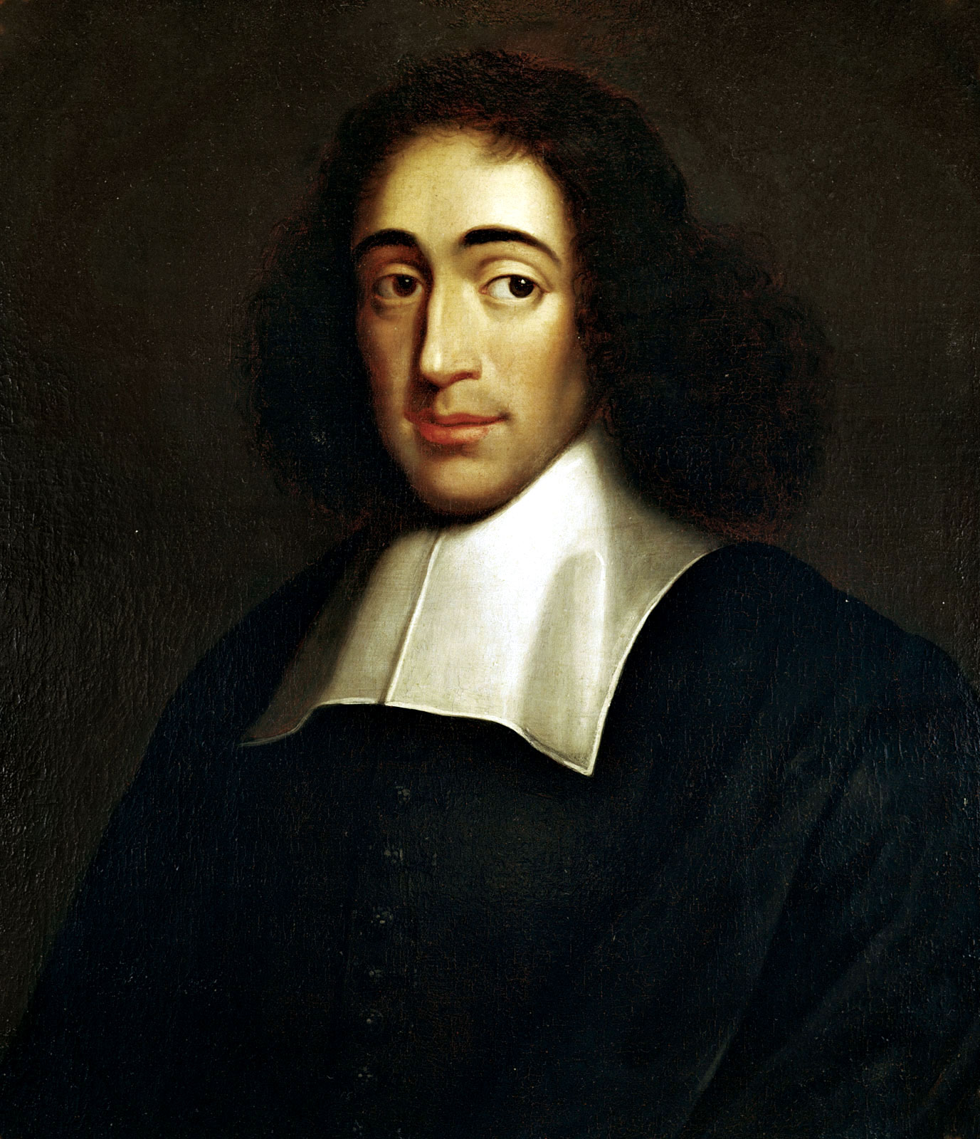 Retrato de Spinoza en 1665 ilustrando filósofos que han influido en la educación
