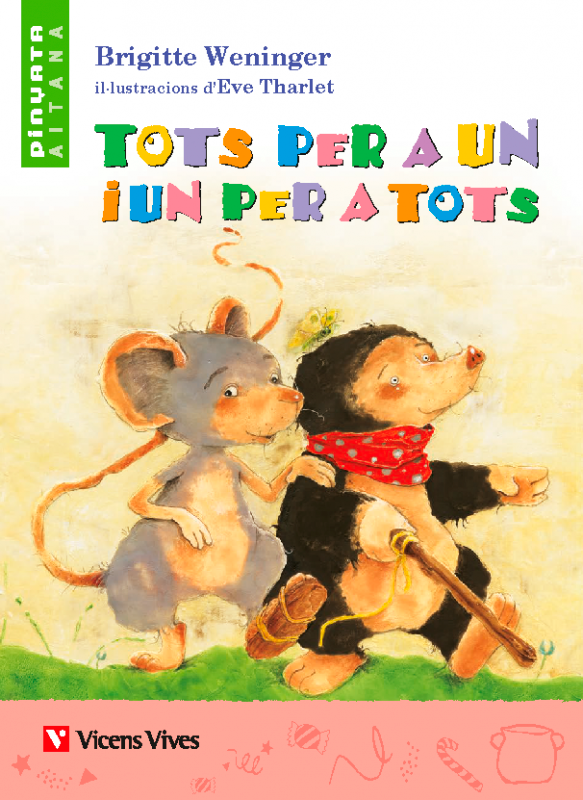 portada de Tots per un i un per tots per llibres infantils per viatjar