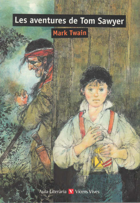 Portada del llibre "Tom Sawyer". Tom i Huckleberry Finn són dos grans exemples d'amics en la literatura