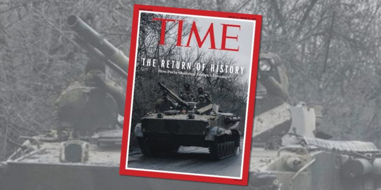 portada de la revista time per invasió russa a ucraïna