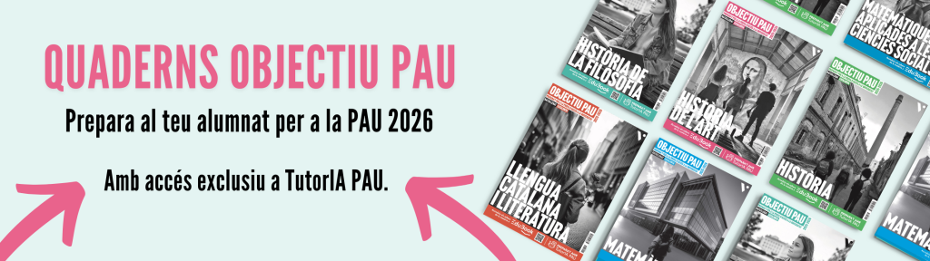 cuadernos objetivo PAU de Vicens Vives